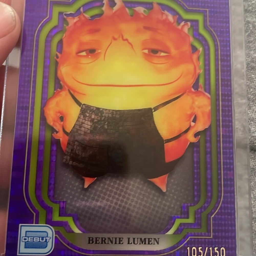 Topps chrome Disney Bernie Lumen 105/150 Debut/rookie card. Mint near mint